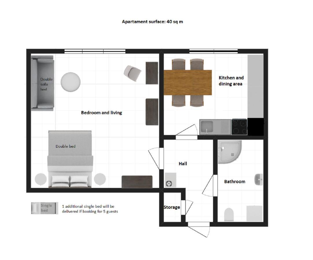 Modern Apartments คราคูฟ ภายนอก รูปภาพ